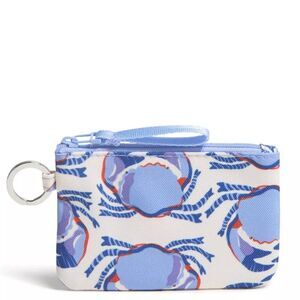 Vera Bradley Lighten Up Zip ID Case Feelin' Crabby NWT